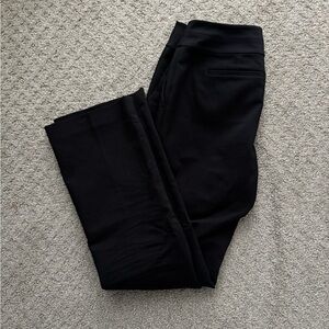 Ann Taylor curvy petite black trousers